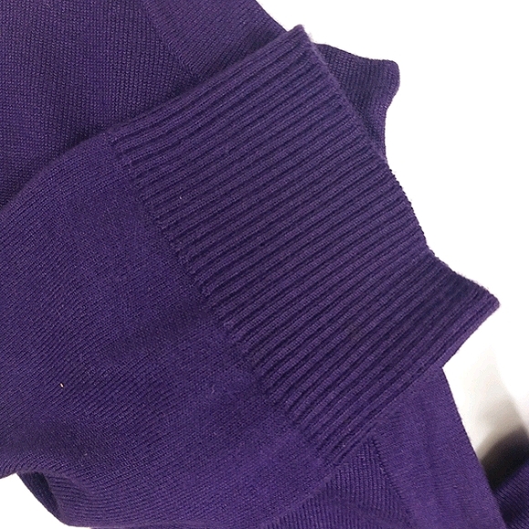 Cyrus Plum Button-Up Cropped Cardigan Roses Medium - Picture 7 of 10